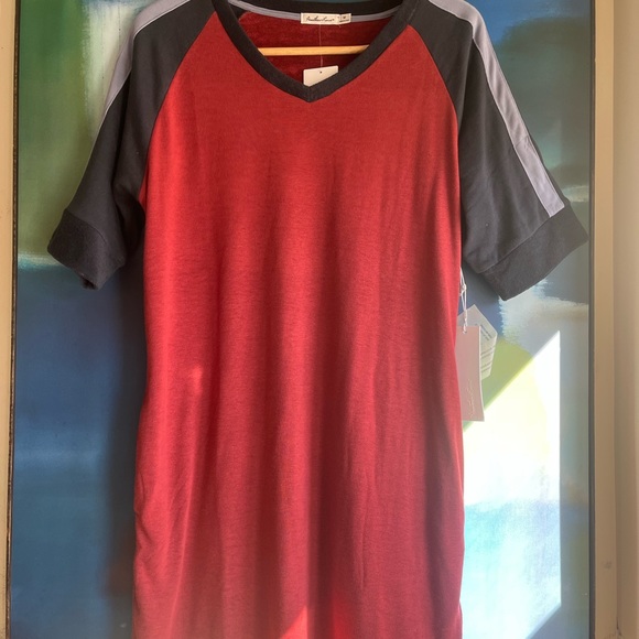 Another Love Dresses & Skirts - Another Love terry cloth lined tunic dress